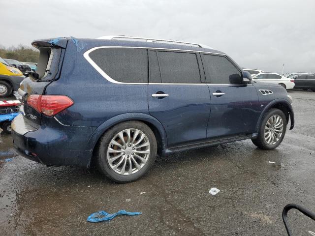 JN8AZ2NC8H9431707 - 2017 INFINITI QX80 BASE BLUE photo 3