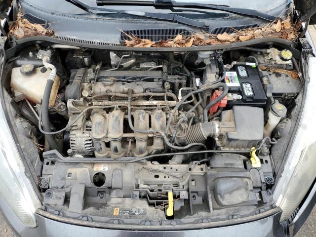 3FADP4EJ2FM100652 - 2015 FORD FIESTA SE GRAY photo 11