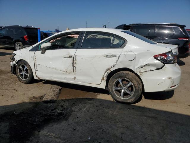 19XFB2F70FE114634 - 2015 HONDA CIVIC SE WHITE photo 2