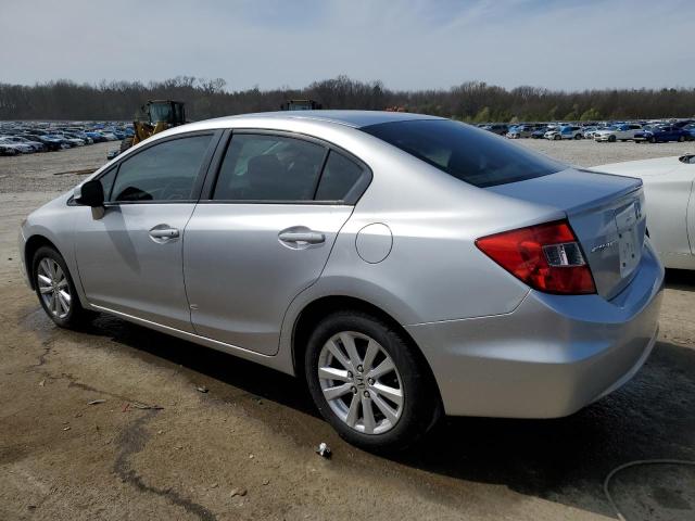 19XFB2F84CE110123 - 2012 HONDA CIVIC EX SILVER photo 2