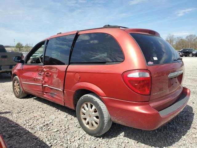 2C8GP54L61R343462 - 2001 CHRYSLER TOWN & COU LXI BURGUNDY photo 2