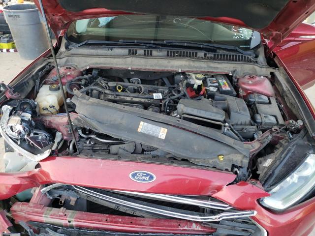 3FA6P0H77DR375435 - 2013 FORD FUSION SE RED photo 11