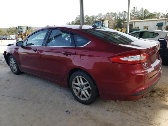 3FA6P0H77DR375435 - 2013 FORD FUSION SE RED photo 2