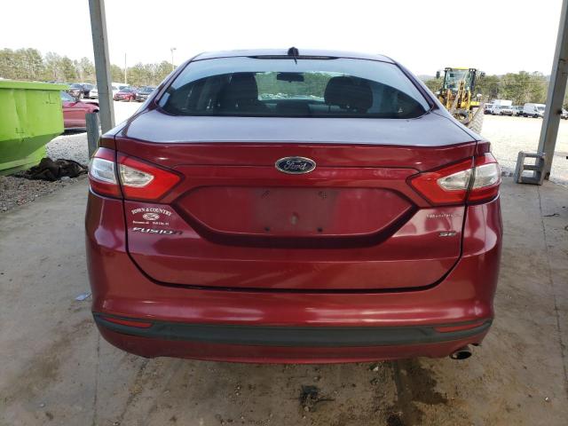 3FA6P0H77DR375435 - 2013 FORD FUSION SE RED photo 6