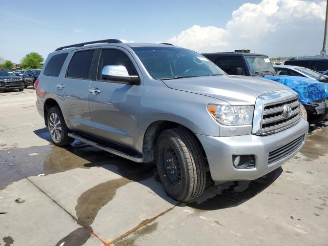 5TDKY5G12HS068936 - 2017 TOYOTA SEQUOIA LIMITED SILVER photo 4