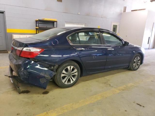 1HGCR2F37EA105282 - 2014 HONDA ACCORD LX BLUE photo 3