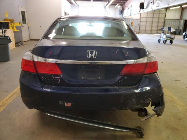 1HGCR2F37EA105282 - 2014 HONDA ACCORD LX BLUE photo 6