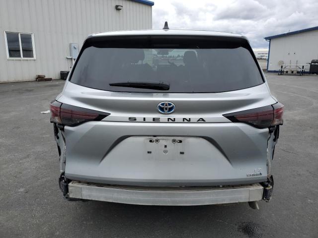 5TDKRKEC1PS162224 - 2023 TOYOTA SIENNA LE SILVER photo 6