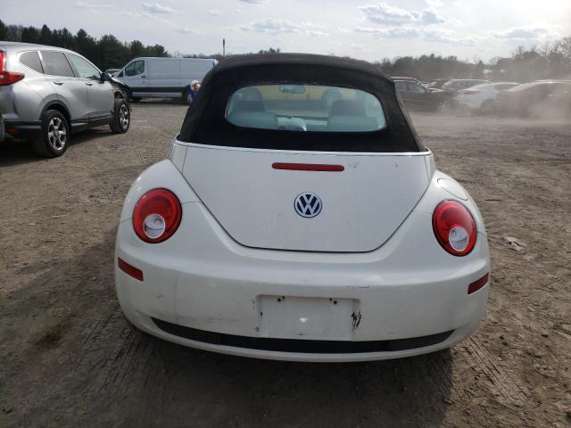 3VWFF31Y57M410599 - 2007 VOLKSWAGEN NEW BEETLE TRIPLE WHITE WHITE photo 6