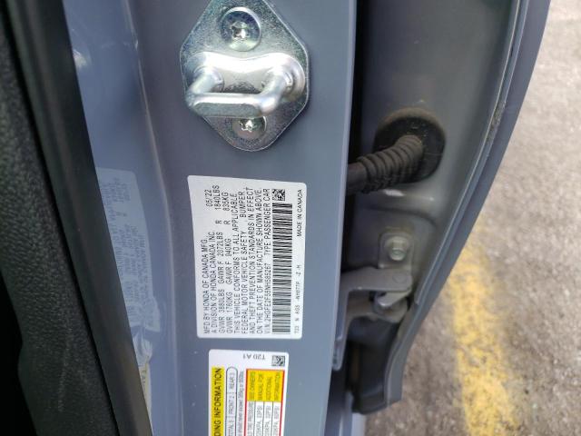 2HGFE2F55NH585267 - 2022 HONDA CIVIC SPORT 灰色 照片 12