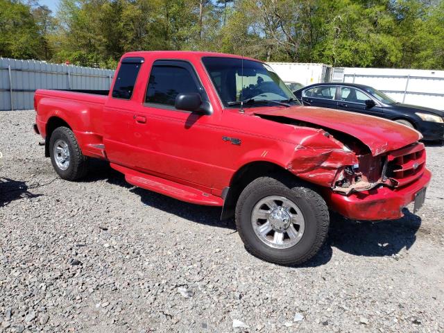 1FTYR14V9YTA75200 - 2000 FORD RANGER XL SUPER CAB RED photo 4