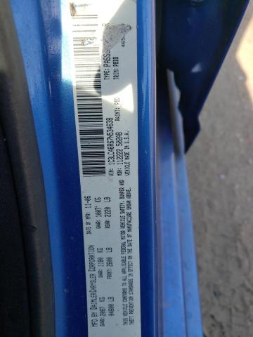 1C3LC46R67N534638 - 2007 CHRYSLER SEBRING BLUE photo 12