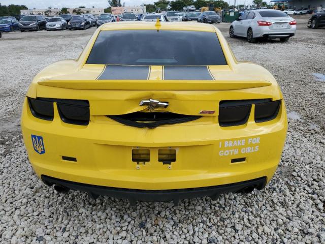 2G1FJ1EJ9D9165922 - 2013 CHEVROLET CAMARO SS YELLOW photo 6