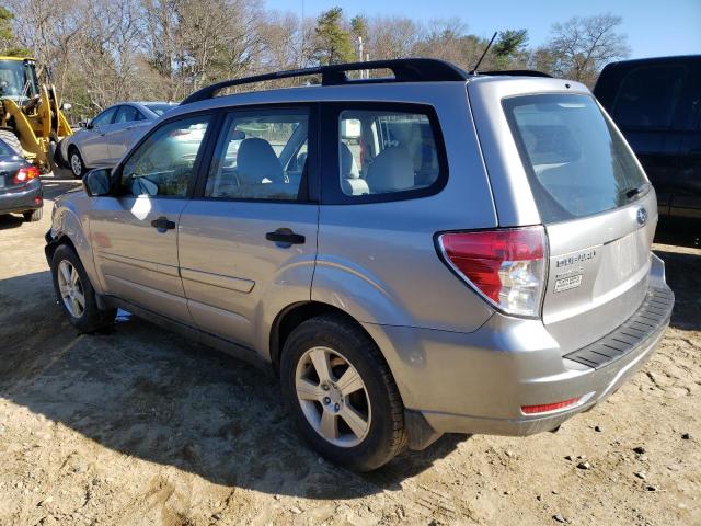 JF2SHABC7BH777473 - 2011 SUBARU FORESTER 2.5X SILVER photo 2