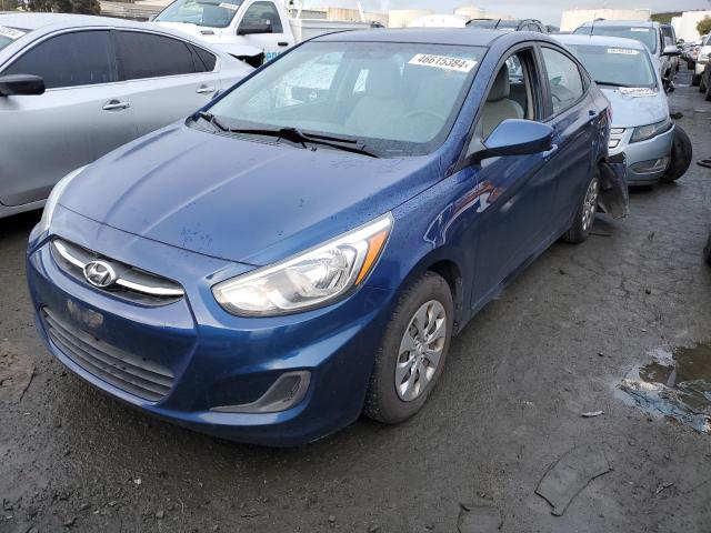 KMHCT4AE3FU861384 - 2015 HYUNDAI ACCENT GLS BLUE photo 1