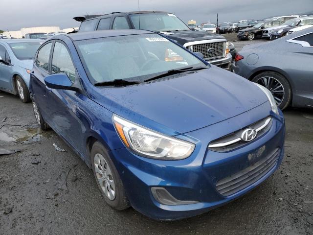 KMHCT4AE3FU861384 - 2015 HYUNDAI ACCENT GLS BLUE photo 4