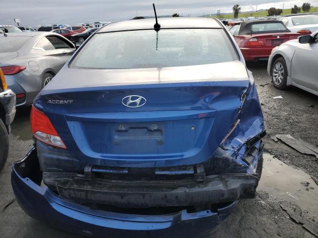 KMHCT4AE3FU861384 - 2015 HYUNDAI ACCENT GLS BLUE photo 6