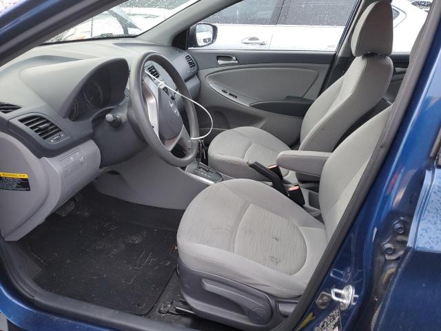 KMHCT4AE3FU861384 - 2015 HYUNDAI ACCENT GLS BLUE photo 7