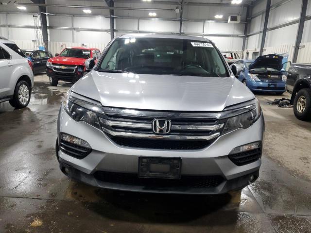 5FNYF6H55HB007740 - 2017 HONDA PILOT EXL SILVER photo 5