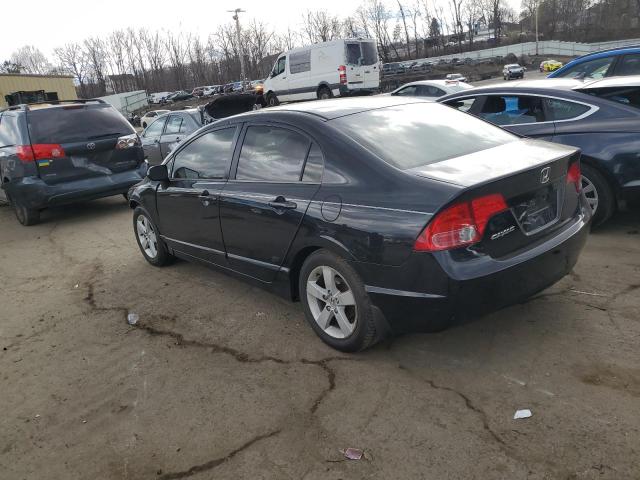 1HGFA16847L046824 - 2007 HONDA CIVIC EX BLACK photo 2