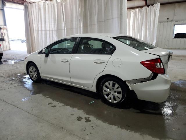 2HGFB2F52CH570540 - 2012 HONDA CIVIC LX WHITE photo 2