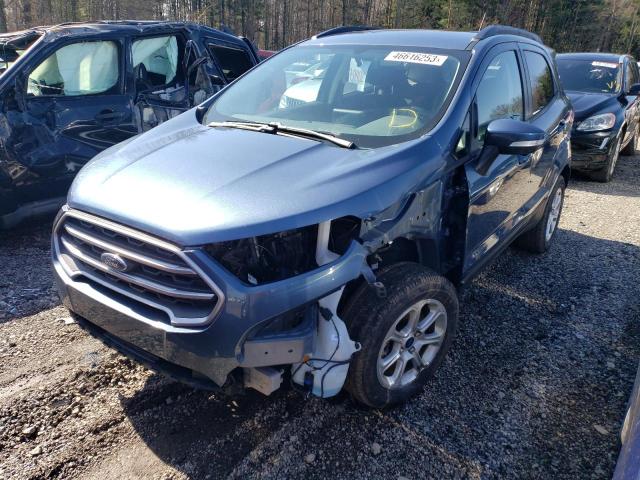 MAJ3S2GE7MC455653 - 2021 FORD ECOSPORT SE BLUE photo 1