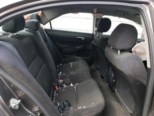 19XFA1F63AE033852 - 2010 HONDA CIVIC LX-S Marron photo 10