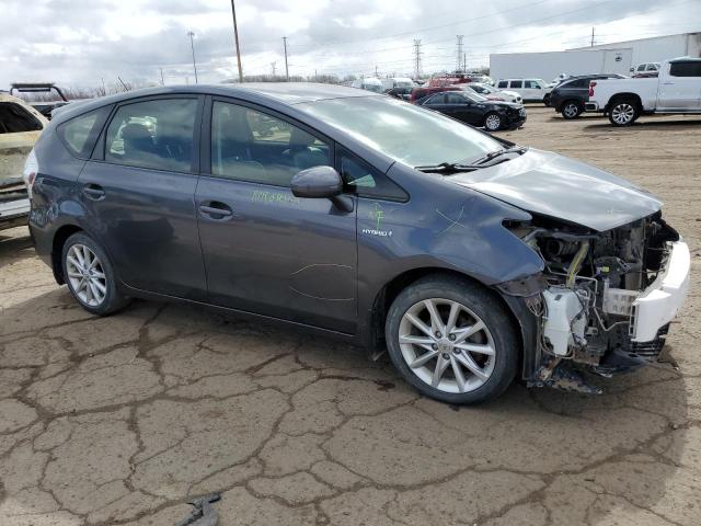 JTDZN3EU9C3171953 - 2012 TOYOTA PRIUS V GRAY photo 4