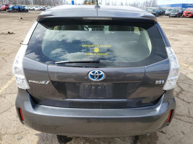 JTDZN3EU9C3171953 - 2012 TOYOTA PRIUS V GRAY photo 6