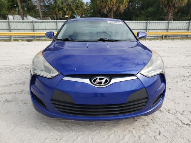 KMHTC6AD4CU056444 - 2012 HYUNDAI VELOSTER BLUE photo 5