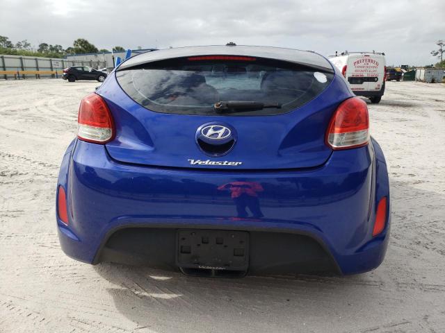 KMHTC6AD4CU056444 - 2012 HYUNDAI VELOSTER BLUE photo 6