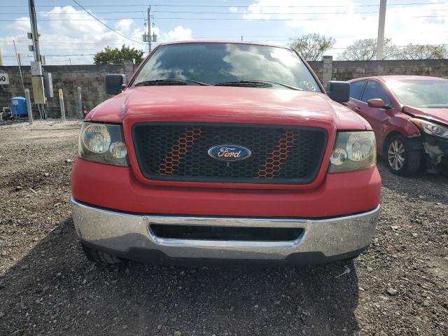 1FTRW12W26KA65247 - 2006 FORD F150 SUPERCREW RED photo 5