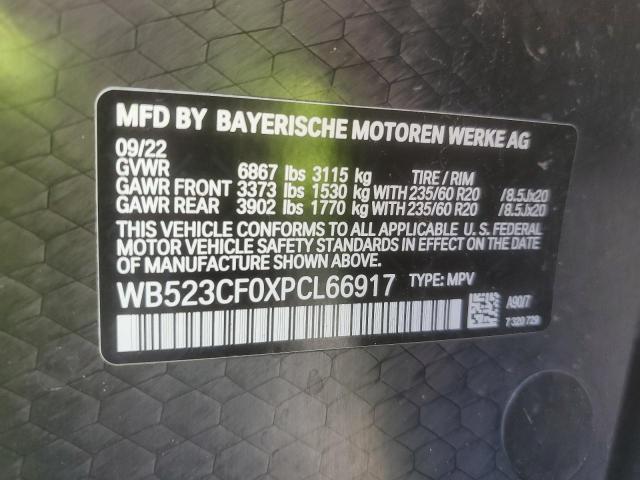 WB523CF0XPCL66917 - 2023 BMW IX XDRIVE50 Qara foto 12