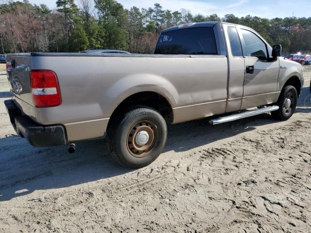 1FTRF12235KC56736 - 2005 FORD F150 TAN photo 3