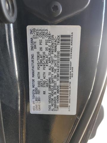 5TBBT4416YS013590 - 2000 TOYOTA TUNDRA ACCESS CAB შავი ფოტო 12