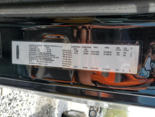 1FUJGLDR5KLKH2950 - 2019 FREIGHTLINER CASCADIA 1 أسود صورة 10