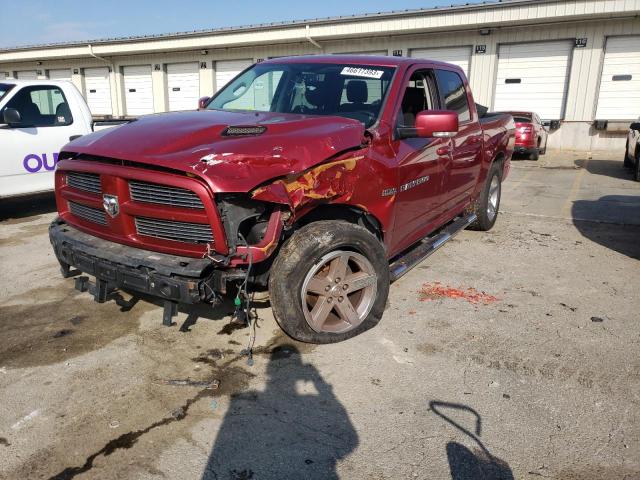 1C6RD7MT2CS122304 - 2012 DODGE RAM 1500 SPORT RED photo 1