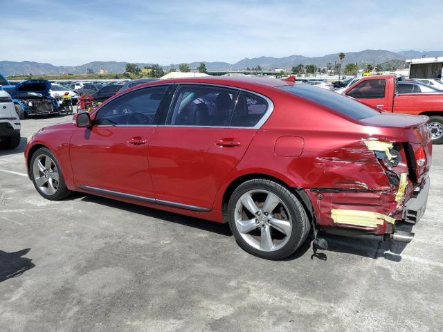 JTHBE96S080042055 - 2008 LEXUS GS 350 RED photo 2