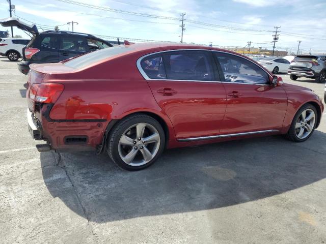 JTHBE96S080042055 - 2008 LEXUS GS 350 RED photo 3