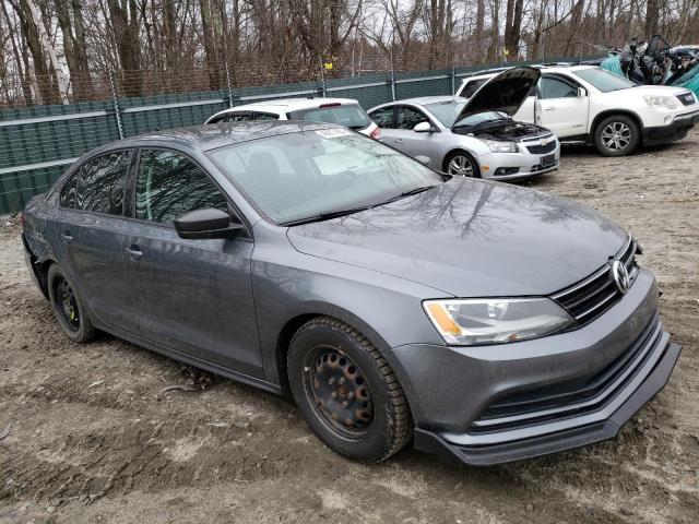 3VW1K7AJ3FM409093 - 2015 VOLKSWAGEN JETTA BASE 灰色 照片 4