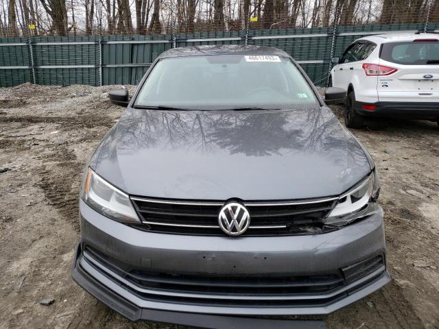 3VW1K7AJ3FM409093 - 2015 VOLKSWAGEN JETTA BASE 灰色 照片 5