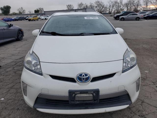 JTDKN3DP0E3051989 - 2014 TOYOTA PRIUS PLUG WHITE photo 5