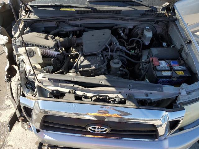5TETX22N85Z013387 - 2005 TOYOTA TACOMA ACCESS CAB ვერცხლისფერი ფოტო 11