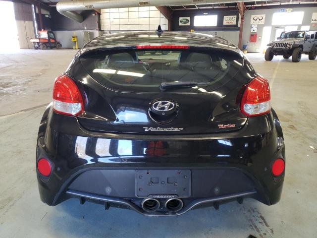 KMHTC6AE8DU161479 - 2013 HYUNDAI VELOSTER TURBO BLACK photo 6