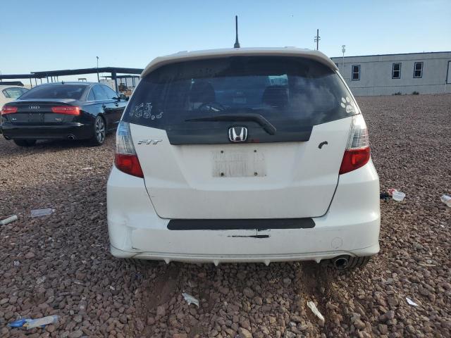 JHMGE87499S005785 - 2009 HONDA FIT SPORT WHITE photo 6