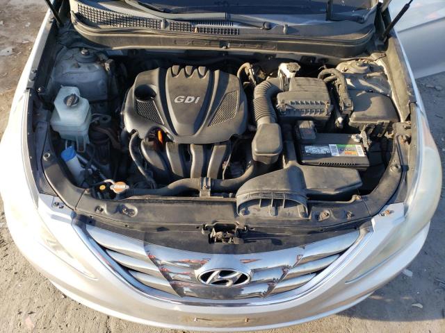 5NPEC4AC6BH001303 - 2011 HYUNDAI SONATA SE SILVER photo 11