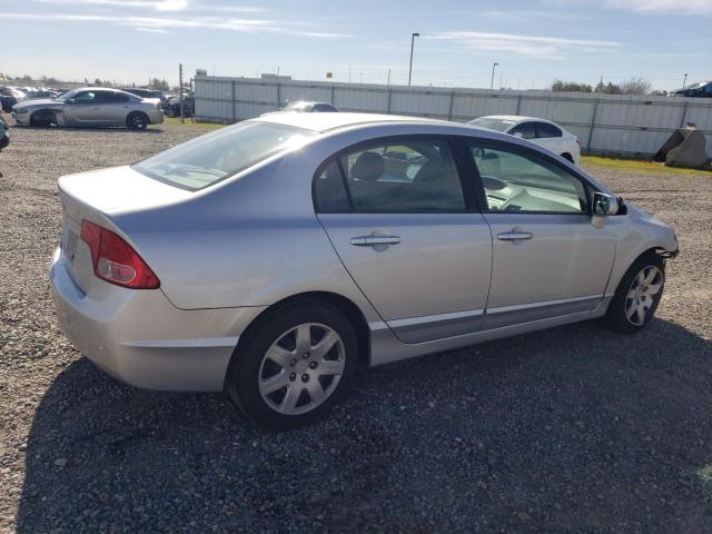 1HGFA16536L058127 - 2006 HONDA CIVIC LX SILVER photo 3