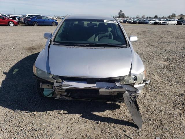 1HGFA16536L058127 - 2006 HONDA CIVIC LX SILVER photo 5