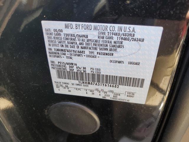 1LNHM87A31Y616682 - 2001 LINCOLN LS Qara foto 12