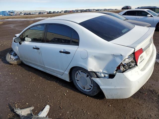 2HGFA16439H014069 - 2009 HONDA CIVIC DX-G WHITE photo 2